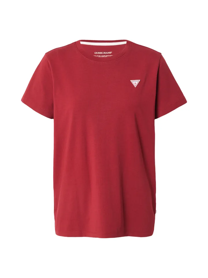 GUESS Camiseta  rojo vivo / blanco