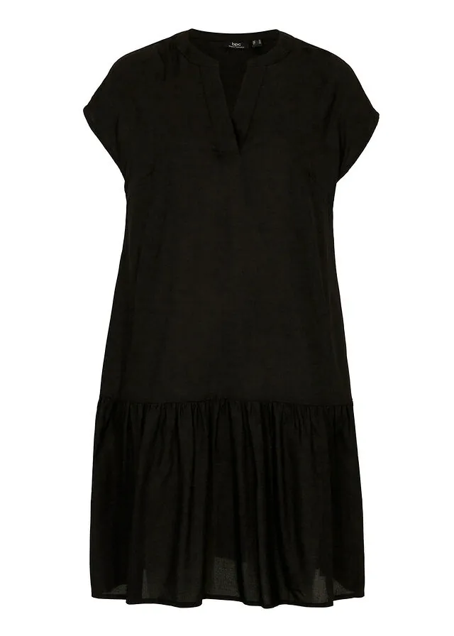 Vestido tipo túnica de viscosa fina