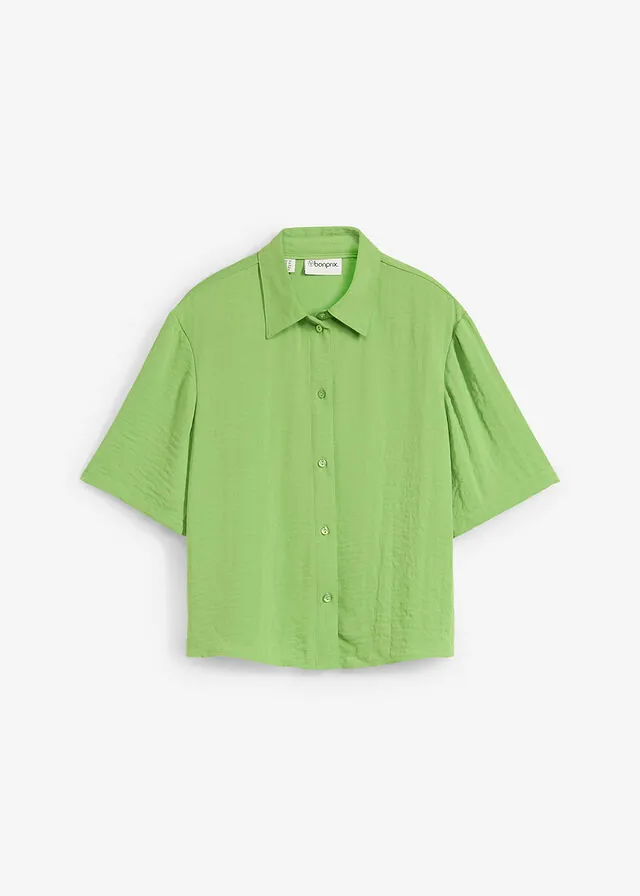 Blusa de crepé ligero con corte boxy