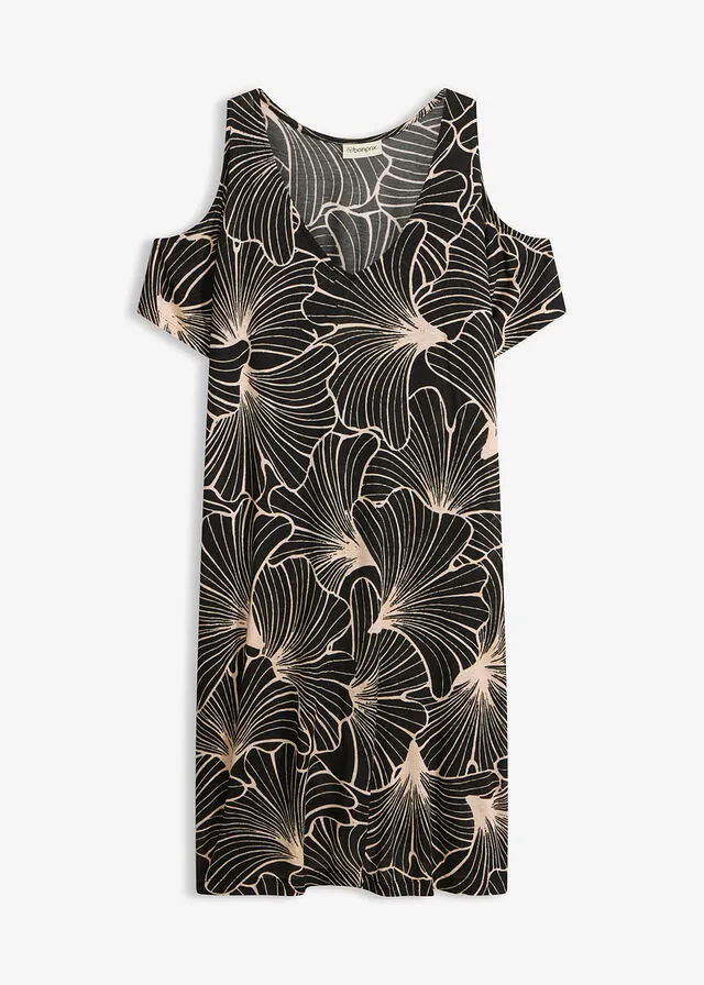 Vestido de playa de viscosa fluida