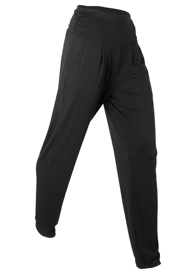 Pantalón harem con viscosa