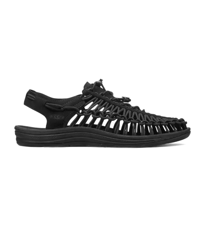 Keen para hombre. 1014097 Sandalias Uneek negro (41), Plano, Ninguno, Casual, Beachwear, Poliéster reciclado