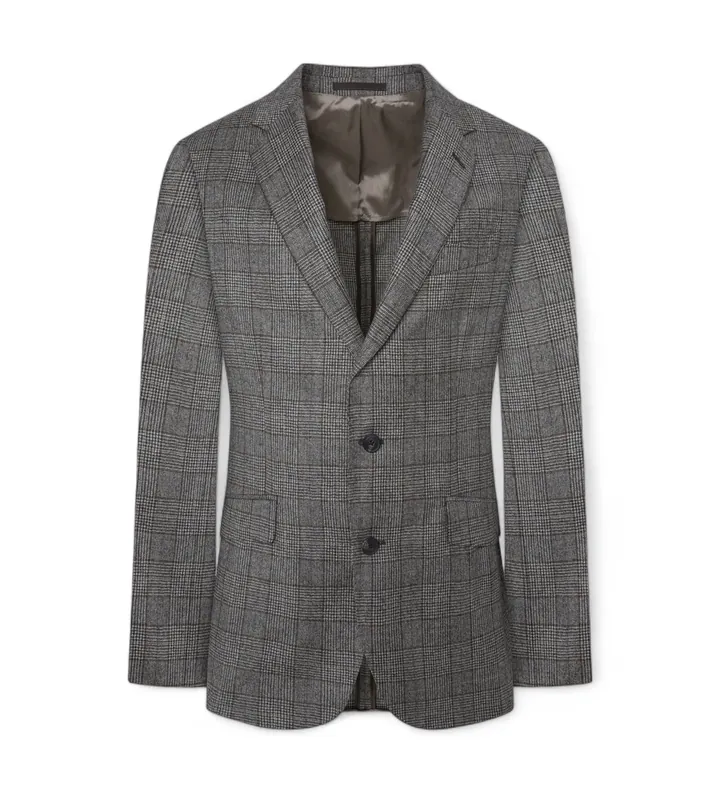 Hackett London para hombre. HM470542 Americana 130S Pow gris (38/32), Casual, Fiesta, Lana, Clásico