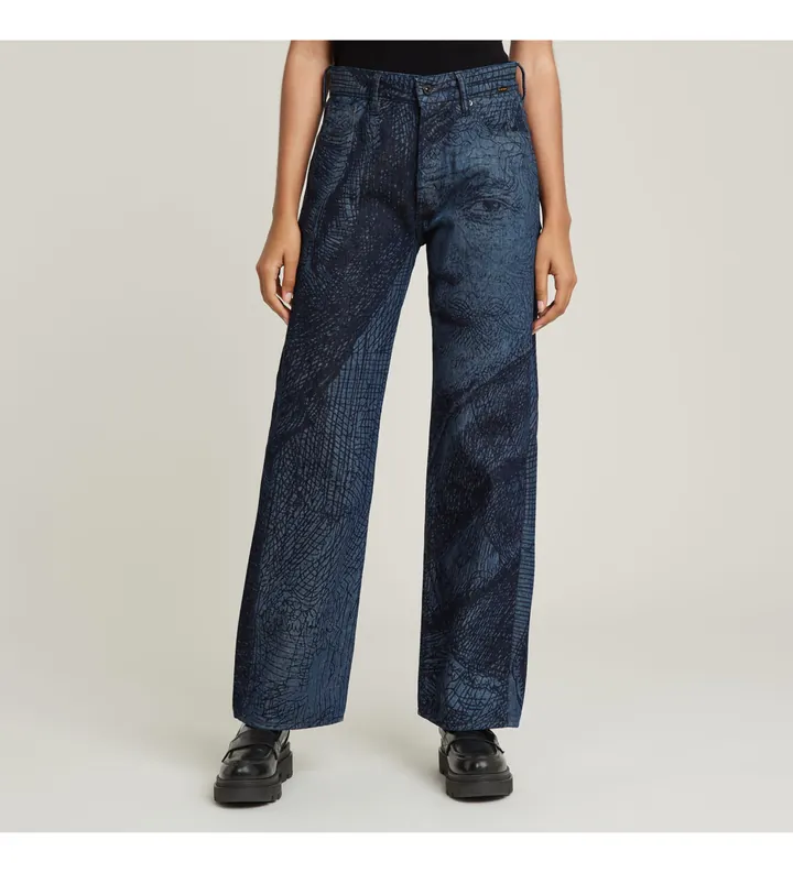G-Star para mujer. D25372-D317-H273 Jeans Bowey 3D Boyfriend azul (28/34), Casual, Denim, Algodón Orgánico, Sostenible
