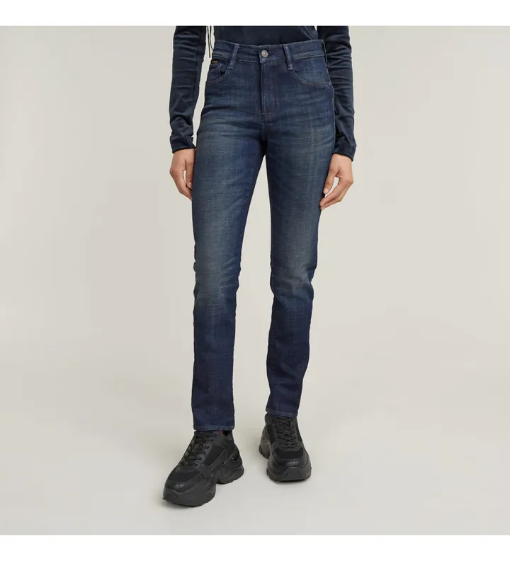 G-Star para mujer. D23638-D441-G800 Jeans Ace 2.0 Slim Straight (29/30), Azul, Casual, Algodón, Denim
