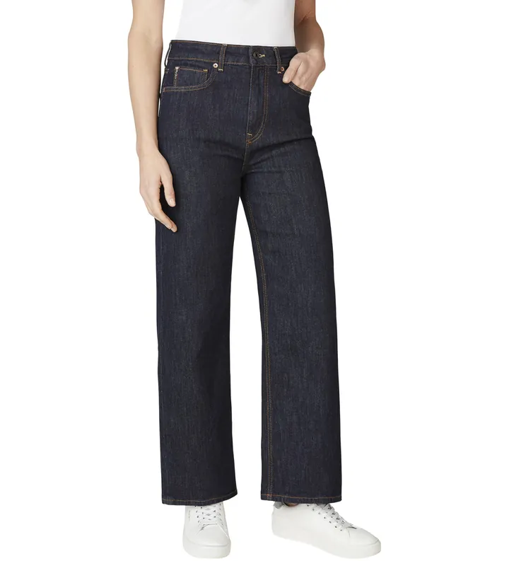 Pepe Jeans para mujer. PL20473186CB Jeans Straight Lexa marino (29/30), Casual, Algodón, Denim