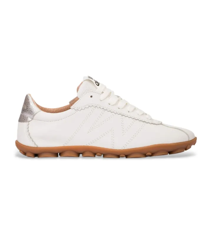 Wonders para mujer. AP-2102 Zapatillas de piel Sprintr 02 blanco (41), Plano, Cordones, Casual