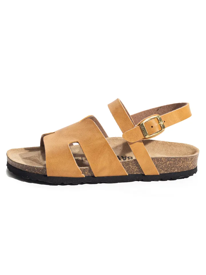 Bayton Sandalias 'WARHOL' marrón / amarillo