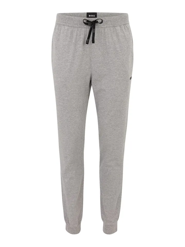 BOSS Pantalón de pijama 'Mix&Match'  gris moteado / negro