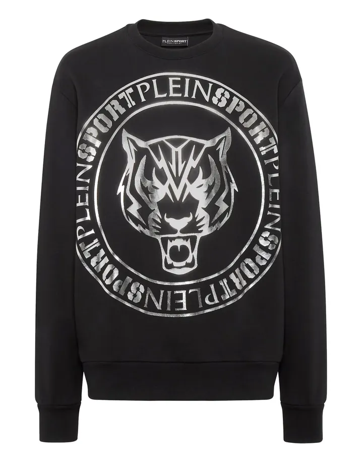 Plein Sport Sudadera 'Tiger'  negro / blanco