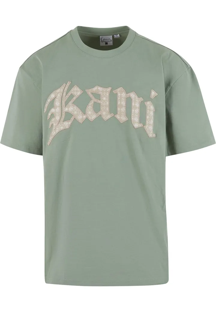 Karl Kani Camiseta  taupe / verde claro