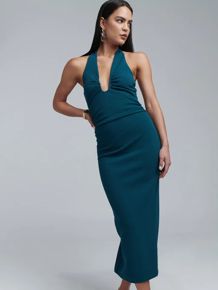 BWLDR Vestido 'Harli' petróleo