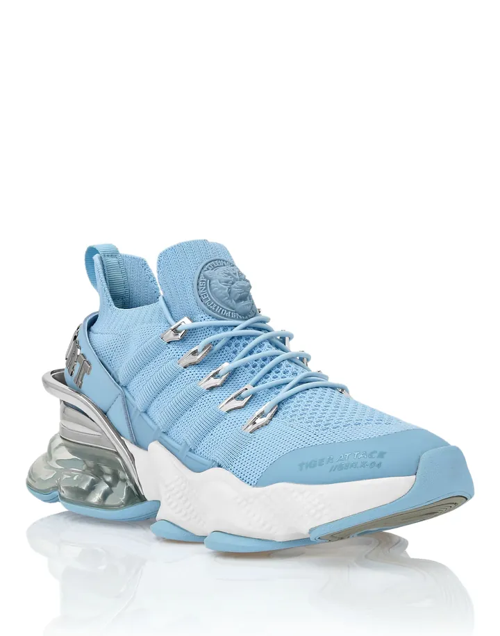 Plein Sport Zapatillas deportivas bajas 'Tiger Attack Gen. X.04'  azul claro / plata
