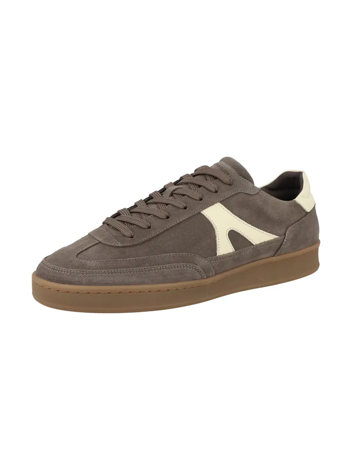 Garment Project Zapatillas deportivas bajas 'Liga' beige / gris oscuro