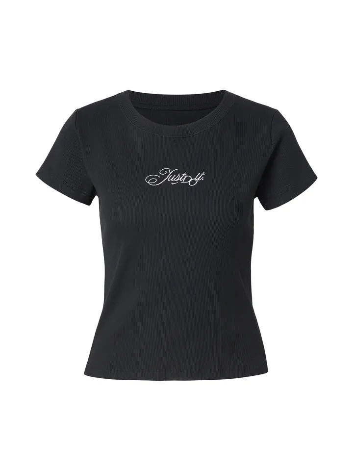 Nike Sportswear Camiseta 'JDI' negro / blanco