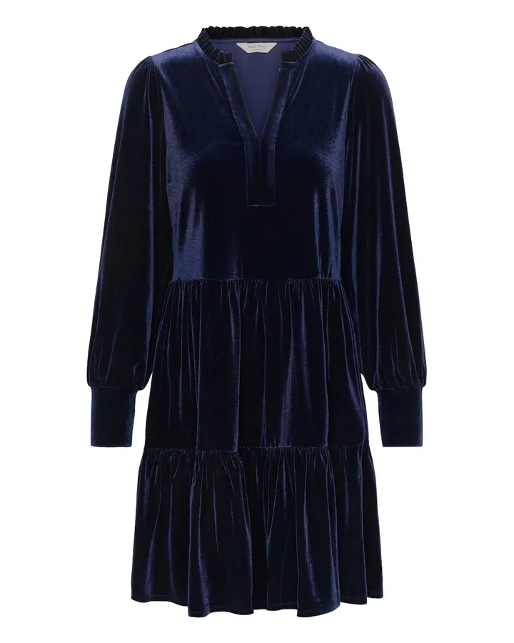 Part Two Vestido 'Viggase' genciana