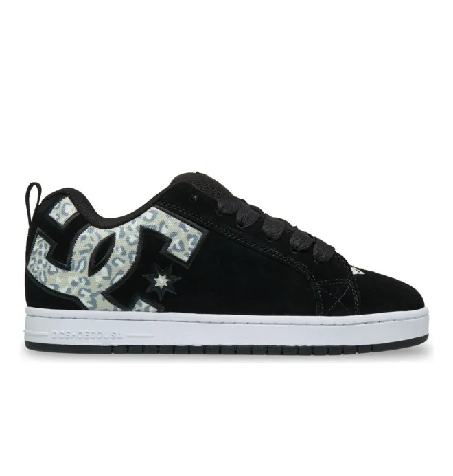 Court Graffik - Zapatillas de piel Negro Unisex