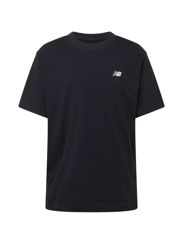 new balance Camiseta 'Essentials' negro / blanco