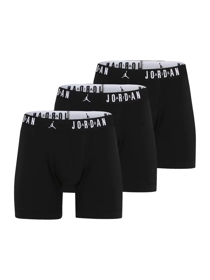 Jordan Calzoncillo boxer 'Flight' negro / blanco