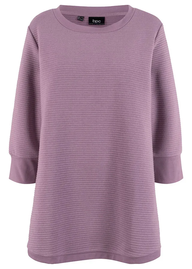 Sudadera larga con viscosa