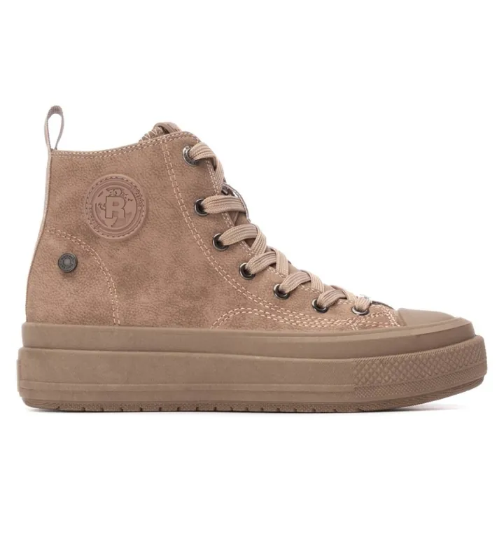 Refresh para mujer. 17307405-TAUPE Zapatillas 173074 taupe (35), Plano, Cordones, Cremallera, Casual