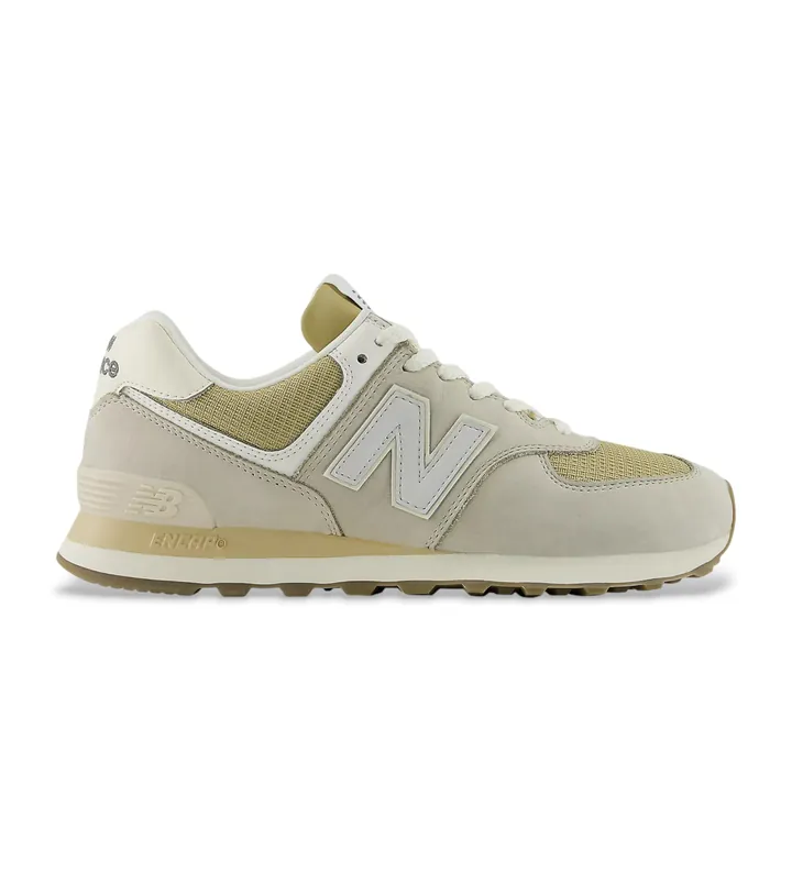 New Balance para mujer. U574V2_LI Zapatillas 574 beige (36), Plano, Cordones, Casual