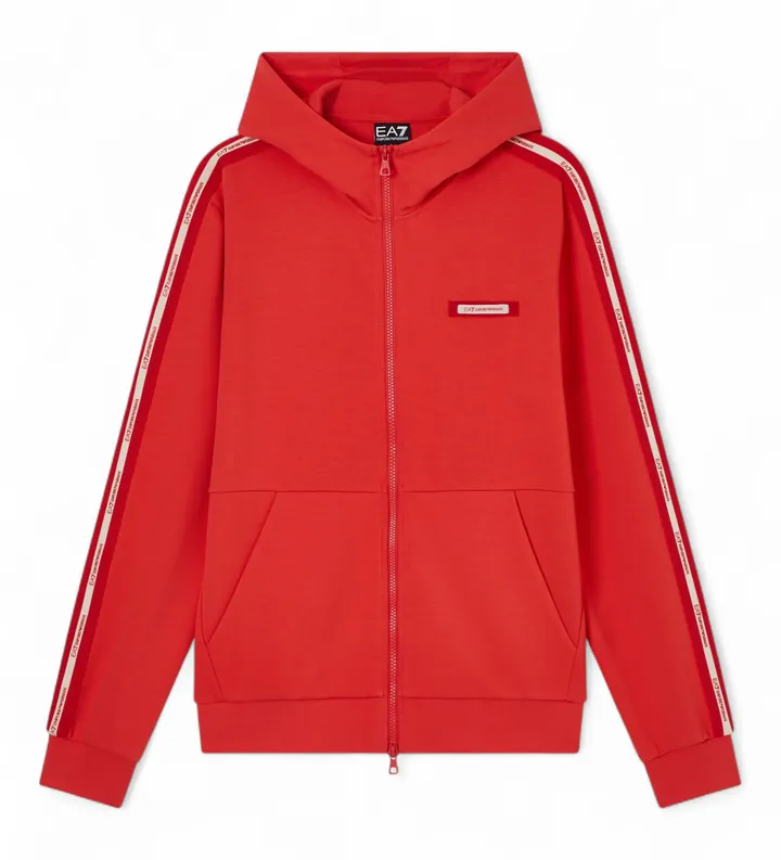 EA7 para hombre. 7M001480_AF12660 Sudadera Logo Series rojo (3XL), Azul, Casual, Deportivo, Sportswear, Multideporte, Poliéster, Manga corta