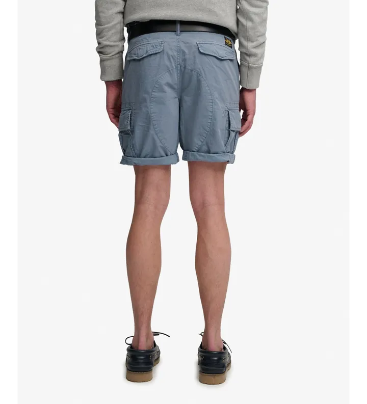 Superdry para hombre. M7110485A Shorts Ripstop Light Cargo azul gris (28), Casual, Algodón