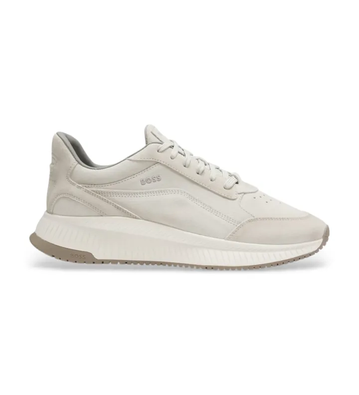 BOSS para hombre. 50563920 Zapatillas TTNM blanco (40), Plano, Cordones, Casual