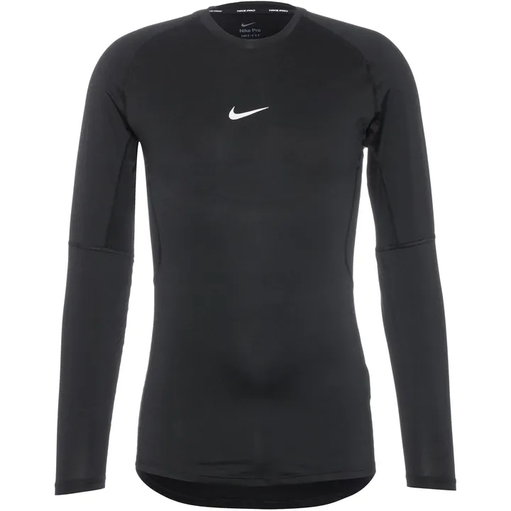 NIKE Camiseta funcional 'Pro'  negro / blanco