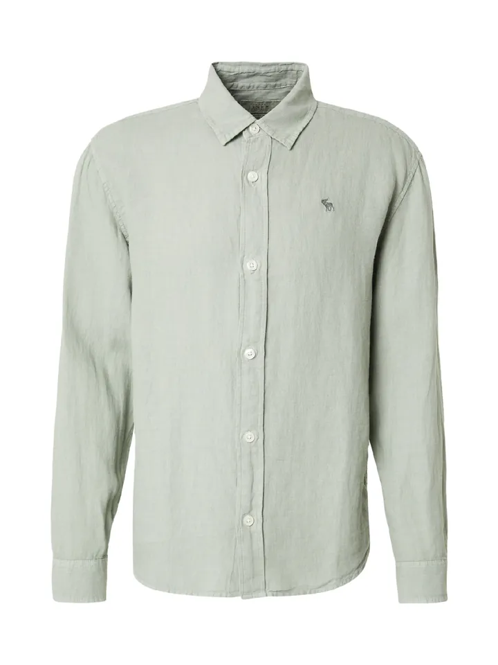 Abercrombie & Fitch Camisa 'FEB4' verde pastel