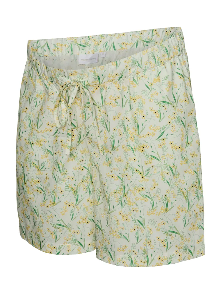 MAMALICIOUS Pantalón 'MLMAJA' amarillo oscuro / menta / blanco