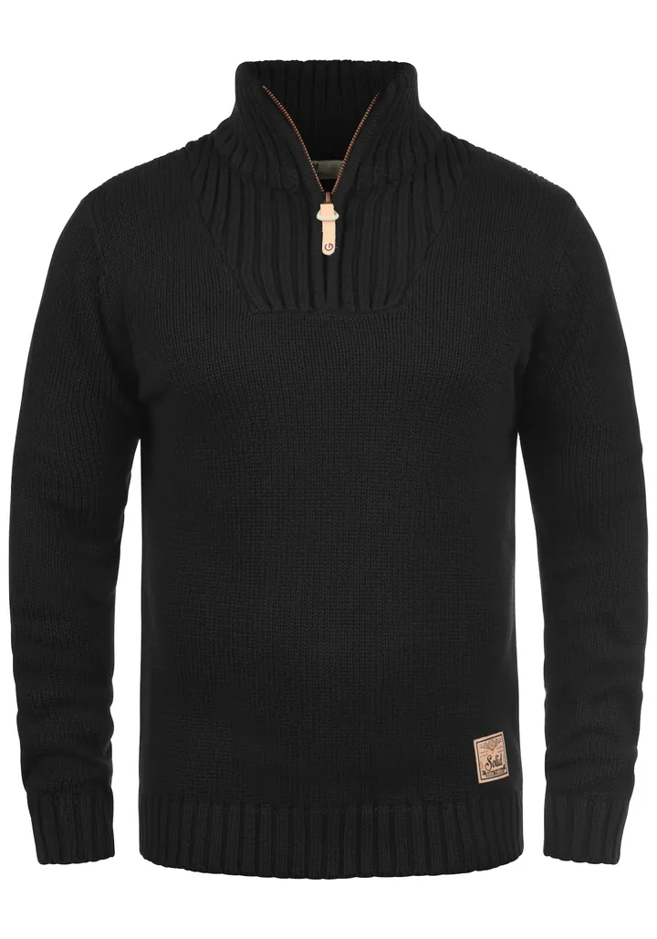 !Solid Jersey 'Petro'  negro