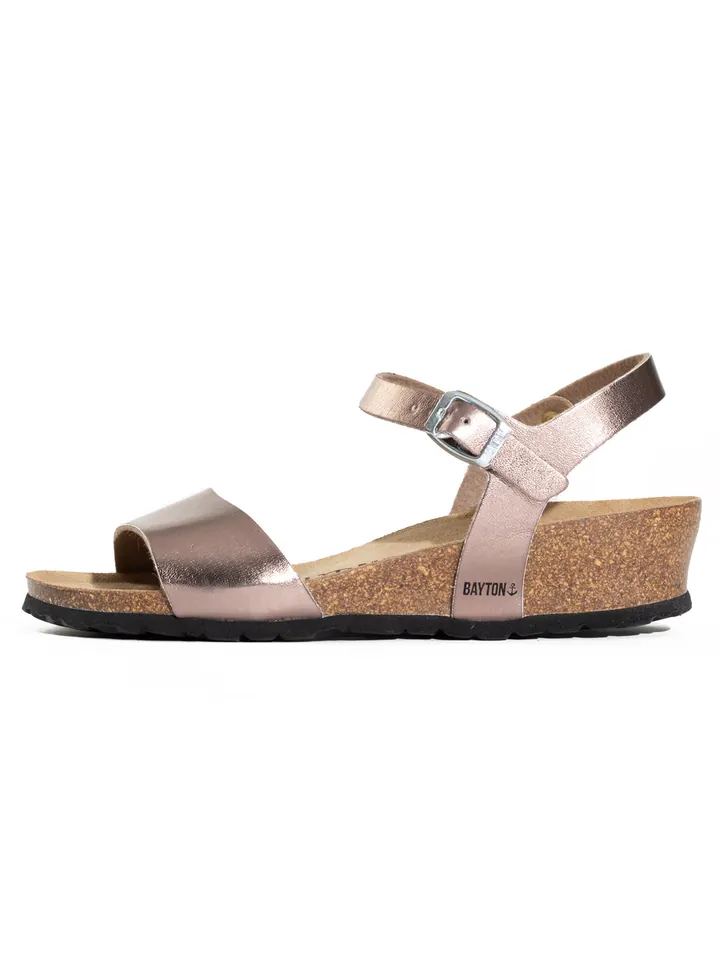 Bayton Sandalias con hebilla 'Wodonga' lila claro / negro