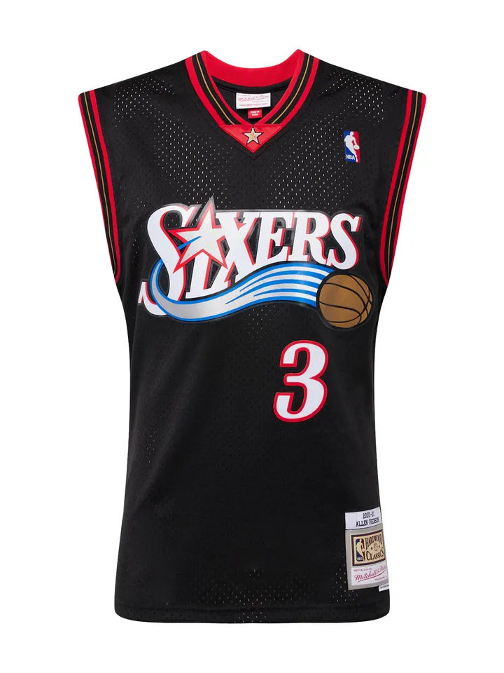 Mitchell & Ness Camiseta 'Philadelphia 76ers Allen Iverson'  azul / rojo / negro / blanco