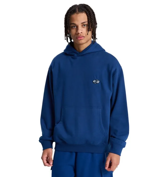 Flow Down - Sudadera con Capucha Azul Hombre
