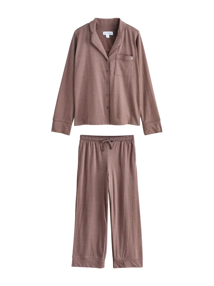 Next Pijama  marrón moteado