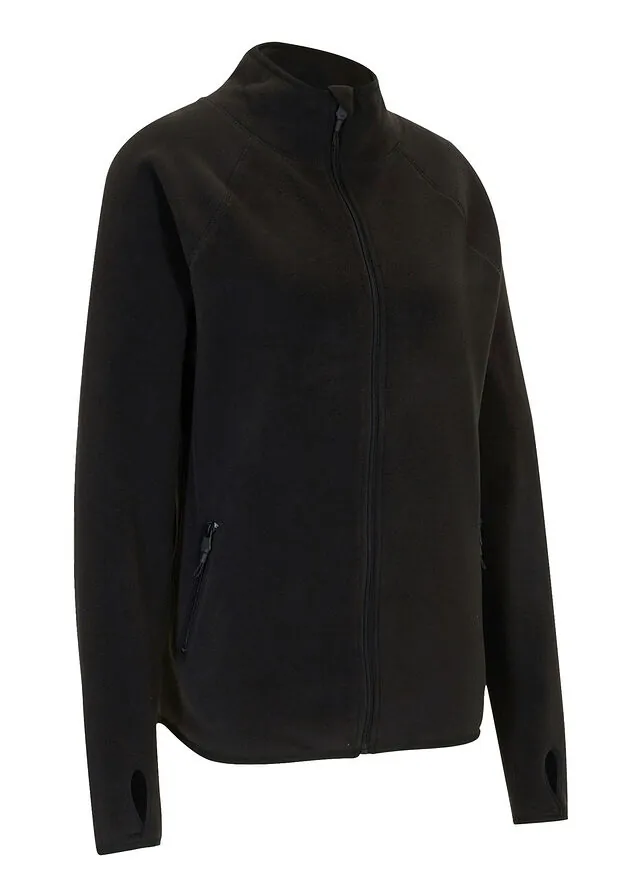 Chaqueta polar con bolsillos con cremallera