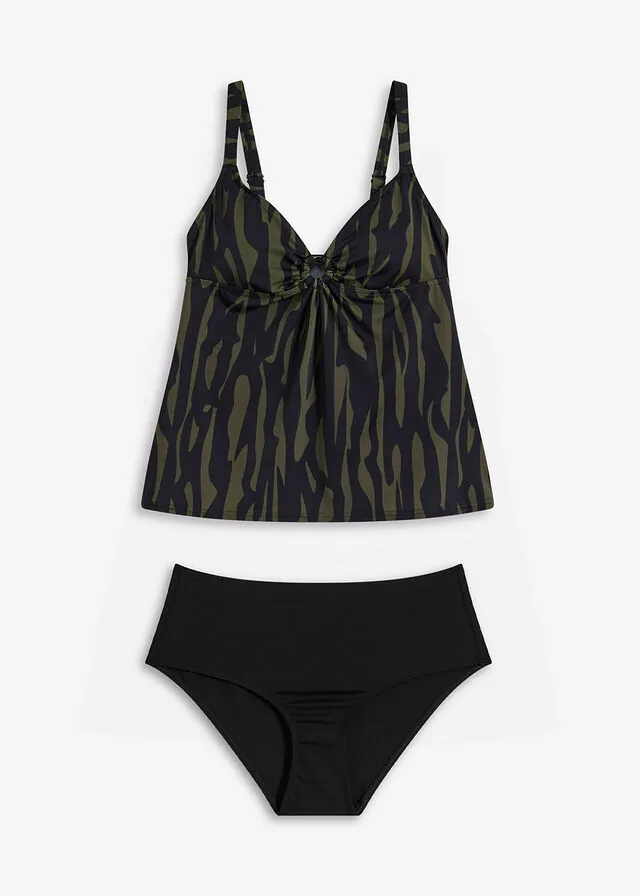 Tankini con detalle de anilla (2 piezas)