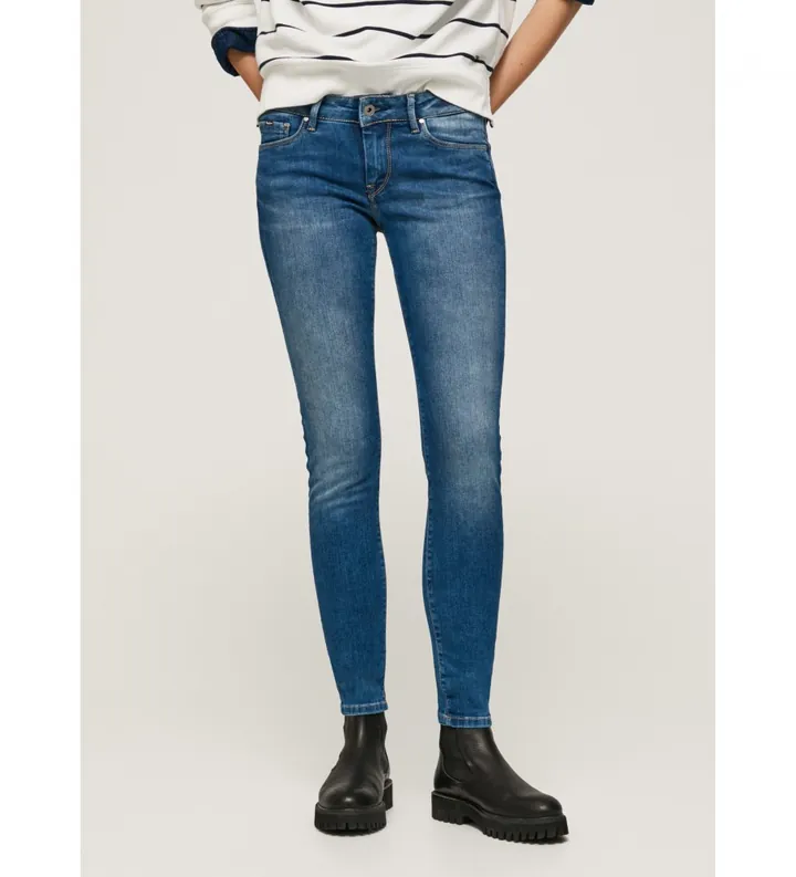 Pepe Jeans para mujer. PL204174Z63 Jeans Soho Azul (24/32), Casual, Algodón