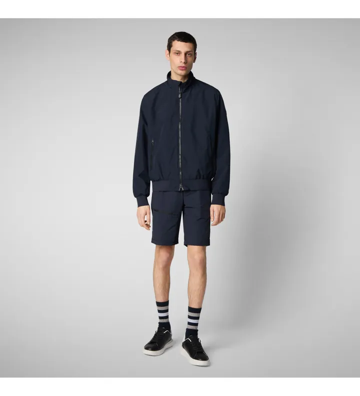 Save The Duck para hombre. D35190M-DARK20 Chaqueta Finlay marino (XXL), Casual, Manga larga, Poliéster Reciclado, Sostenible