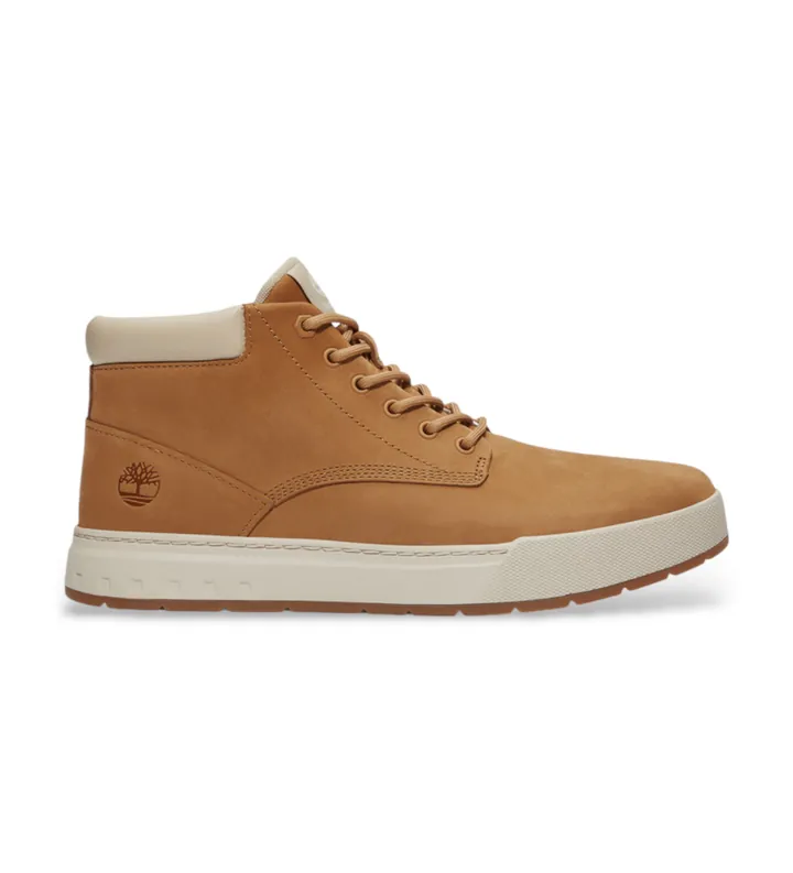 Timberland para hombre. TB0A69FNA4I1 Zapatillas de Piel Mid Lace Up Sneaker marrón (40), Plano, Cordones, Casual