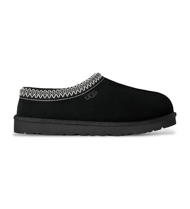 UGG para hombre. 1174671 Zuecos de piel Tasman II negro (40), Plano, Ninguno, Casual