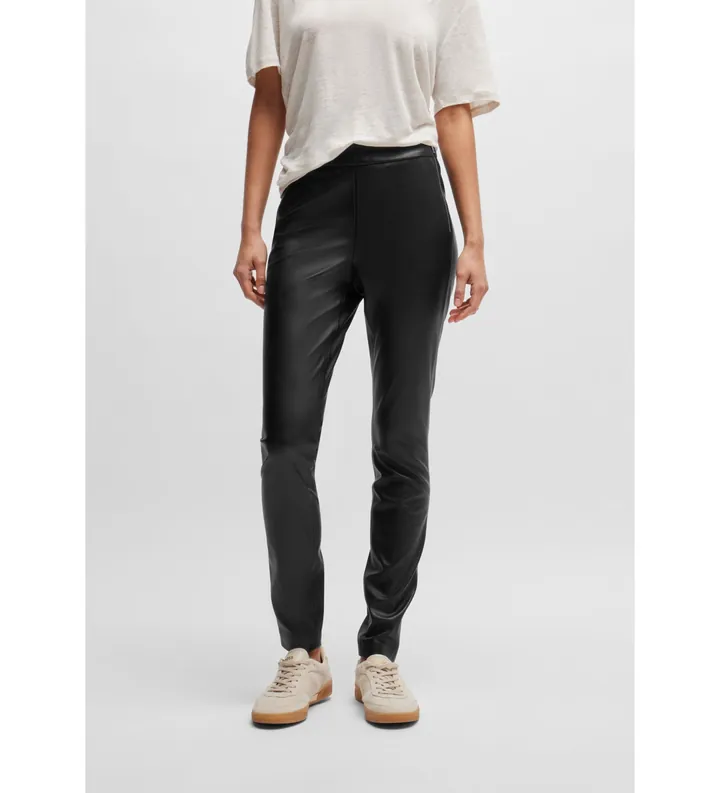 BOSS para mujer. 50503271 Pantalón Taslimah negro (32), Casual, Poliéster