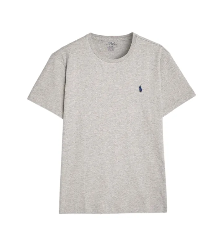 Polo Ralph Lauren para hombre. 714844756008 Camiseta de punto de algodón gris (XXL), Homewear, Manga corta