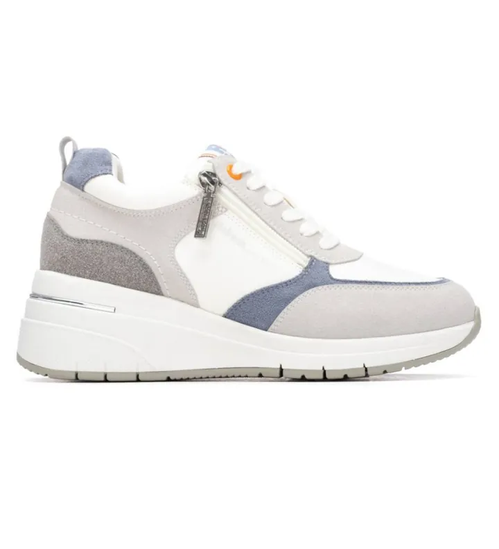 Refresh para mujer. 17505101-HIELO Zapatillas 175051 blanco (37), 3 a 5cm, Cremallera, Casual