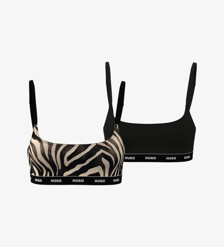 HUGO para mujer. 50545712 Set quete de dos bralettes Design (S), Homewear, Algodón
