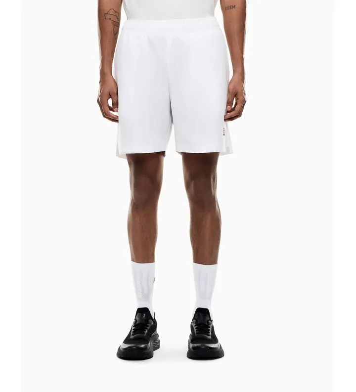 EA7 para hombre. 7M001529_AF21059 Shorts Tennis Pro blanco (L), Deportivo, Poliamida