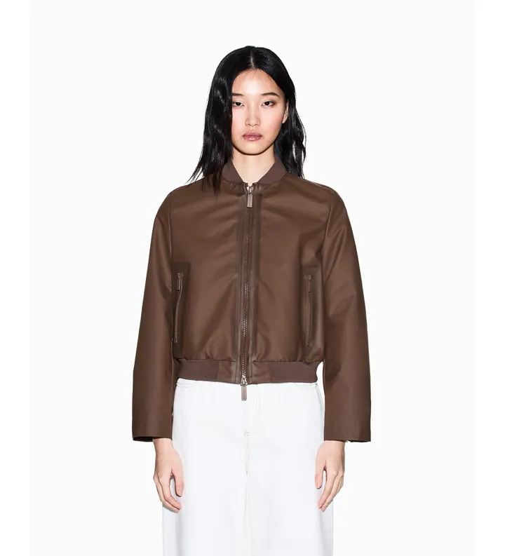 A|X Armani Exchange para mujer. XW002303AF21528U6136 Chaqueta Definition marrón (L), Casual, Poliéster