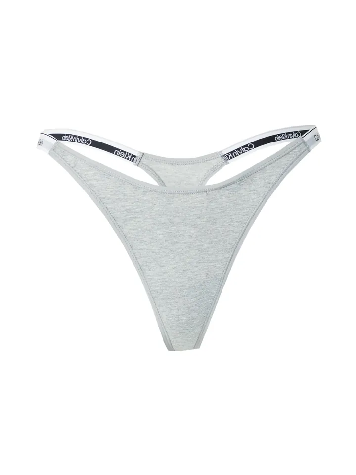 Calvin Klein Underwear Tanga gris / negro / blanco